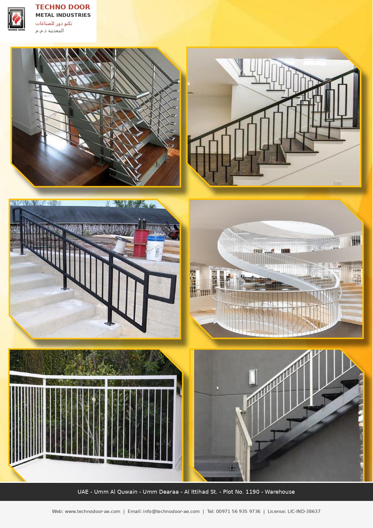 Handrails installations