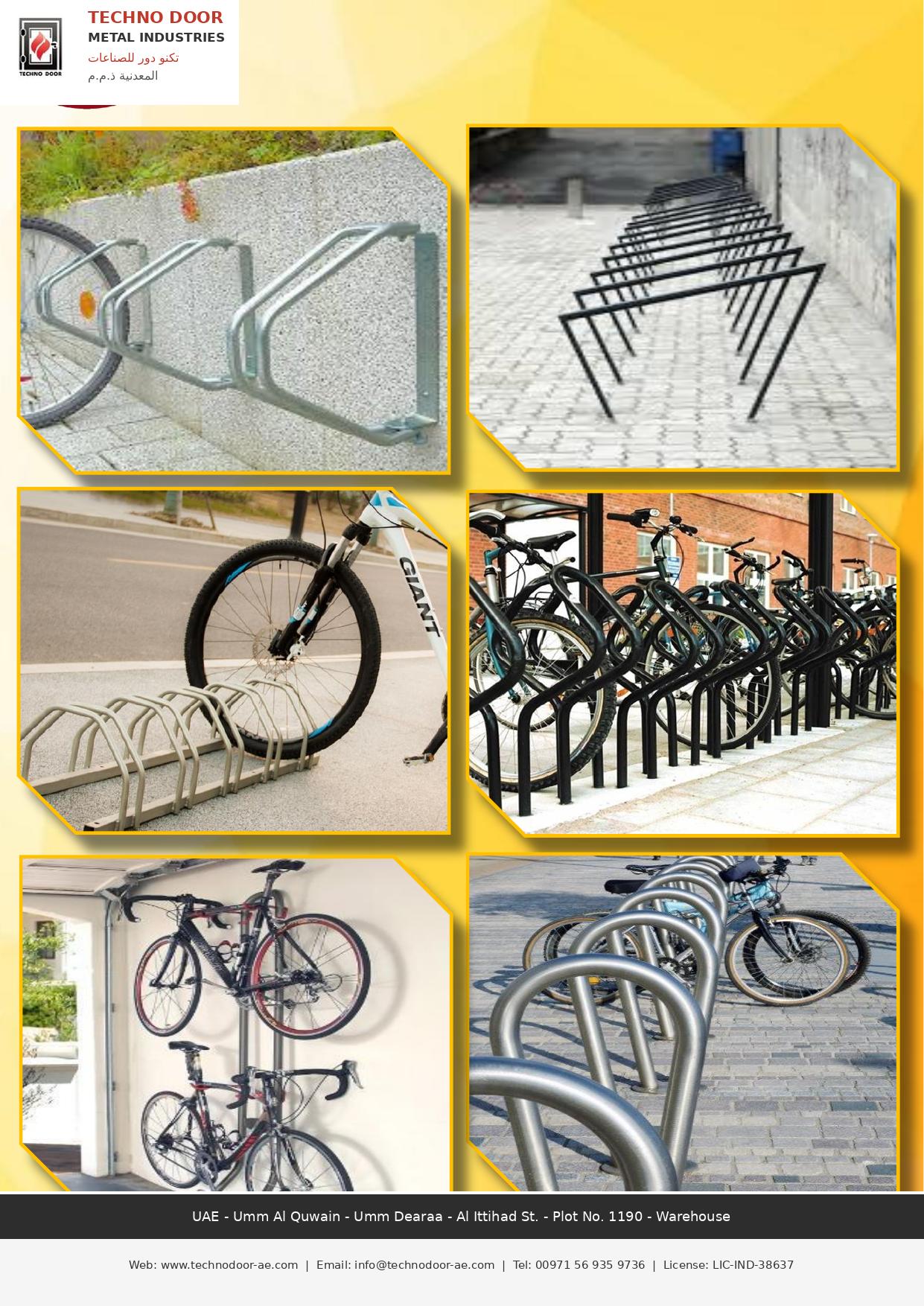 Bicycle stand installations