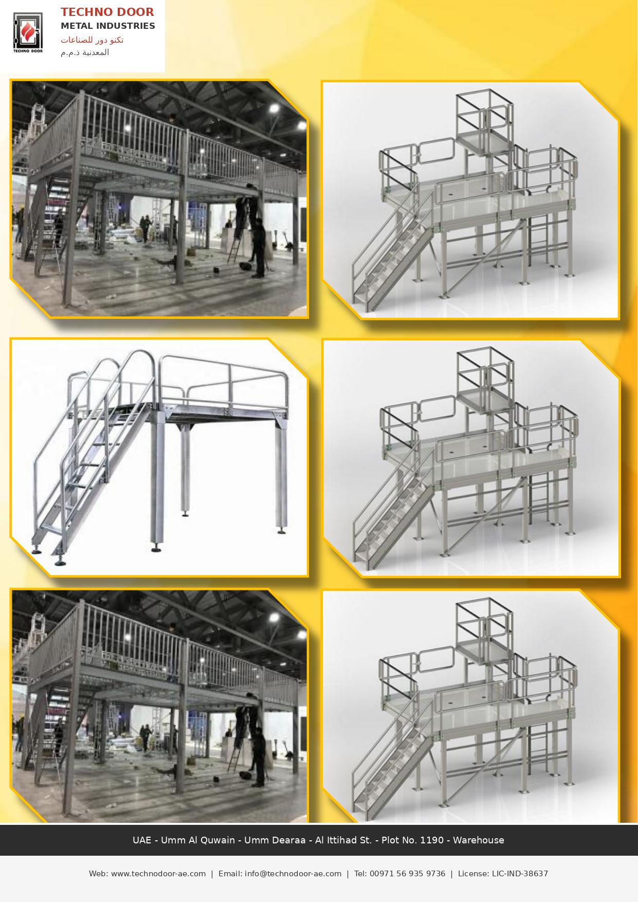 Mezzanine platform installations