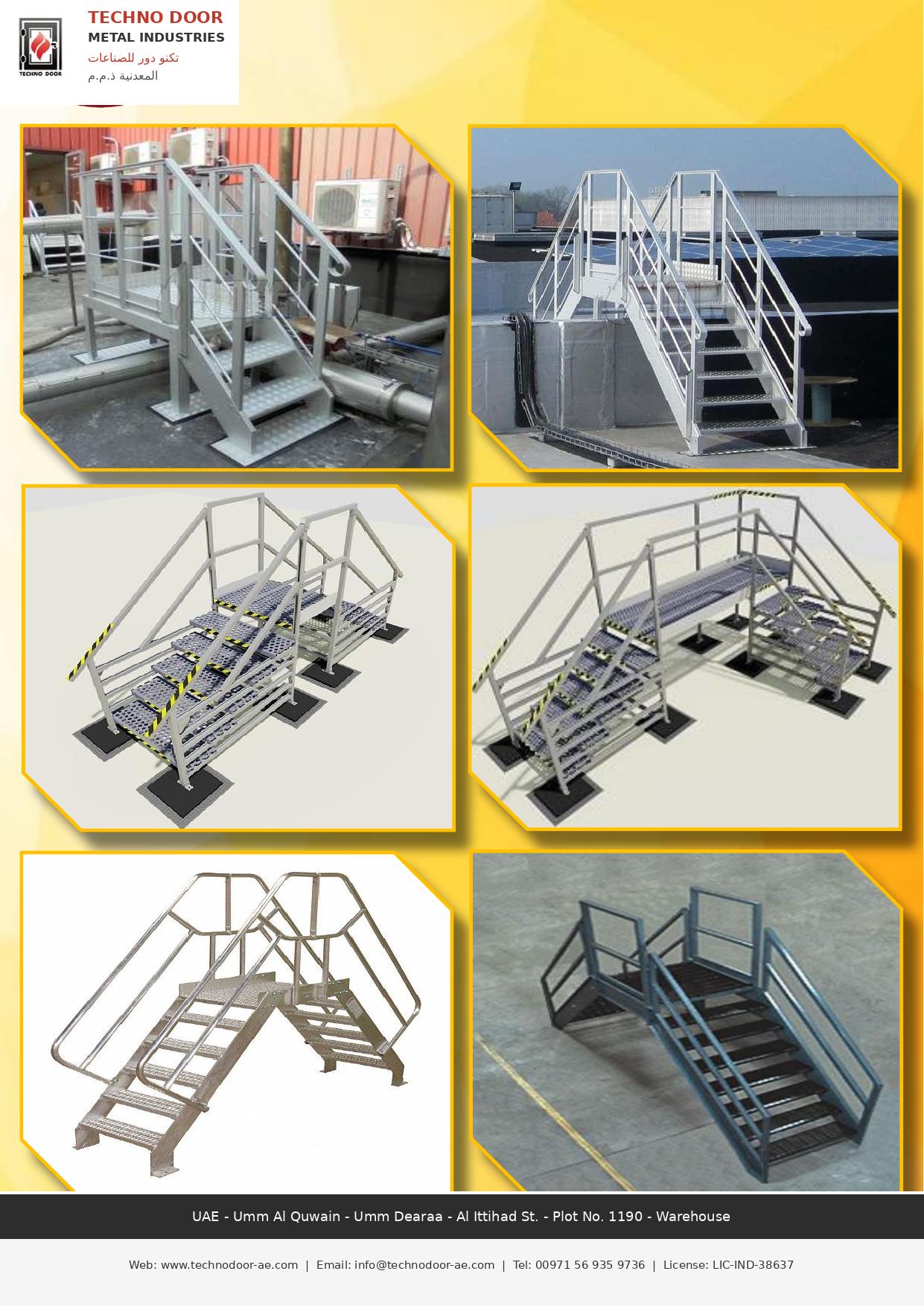 Cross over bridge installations
